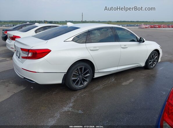 1HGCV1F59MA094243 2021 HONDA ACCORD Белый Задняя правая четверть