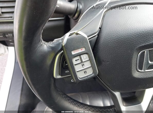 1HGCV1F59MA094243 2021 HONDA ACCORD Белый Вид панели приборов