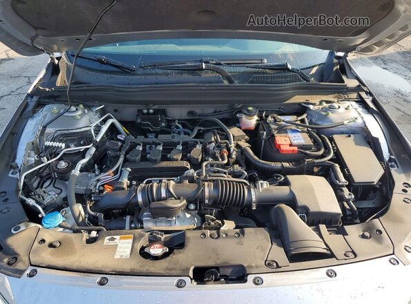 1HGCV1F59MA110439 2021 HONDA ACCORD Silver Widok wnętrza z tyłu