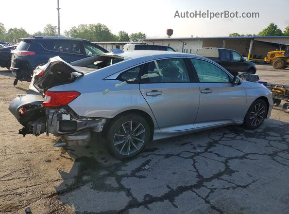 1HGCV1F59MA110439 2021 HONDA ACCORD Silver Tył prawy