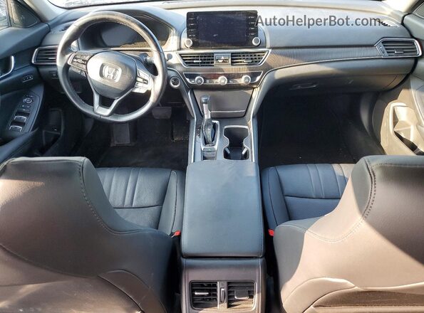 1HGCV1F59MA110439 2021 HONDA ACCORD Silver Widok deski rozdzielczej