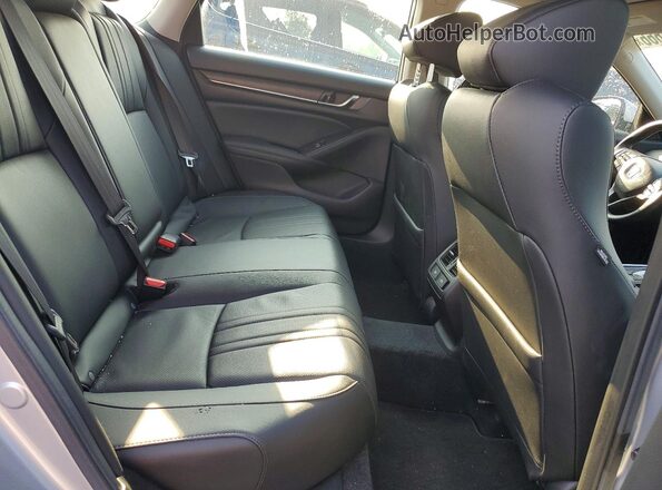 1HGCV1F59MA110439 2021 HONDA ACCORD Silver Widok tylnych siedzeń