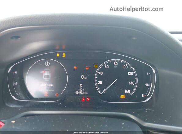 1HGCV1F59NA011346 2022 HONDA ACCORD Gray Widok tylnych siedzeń