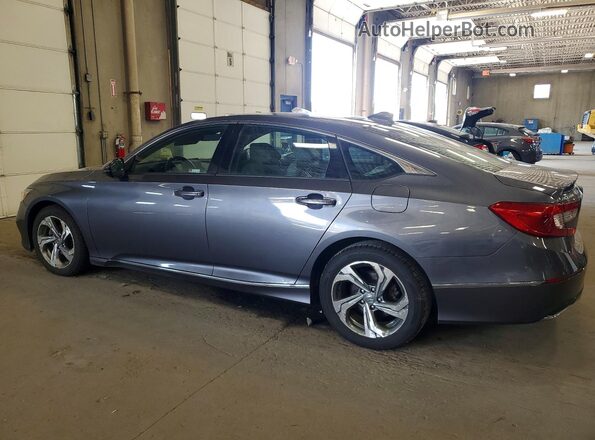 1HGCV1F5XJA100160 2018 HONDA ACCORD Серый Задняя левая четверть