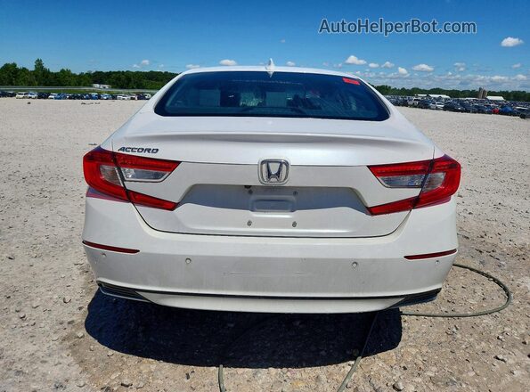 1HGCV1F5XMA083476 2021 HONDA ACCORD White Widok z tyłu