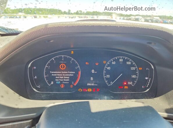 1HGCV1F5XMA083476 2021 HONDA ACCORD White Widok zestawu wskaźników