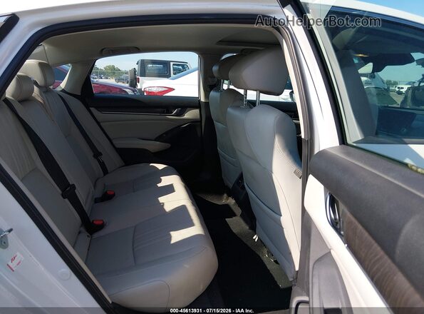 1HGCV1F62JA215165 2018 HONDA ACCORD White VIN კოდის სტიკერის ხედი