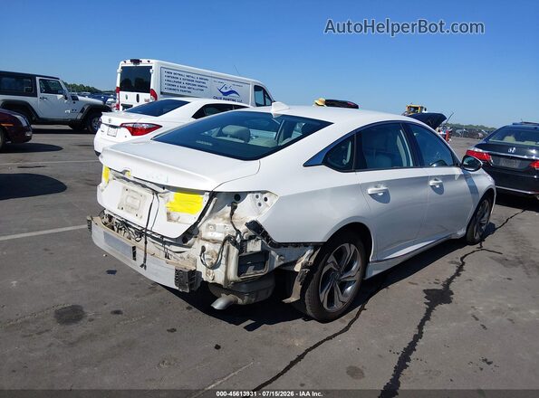 1HGCV1F62JA215165 2018 HONDA ACCORD White უკანა მარჯვენა