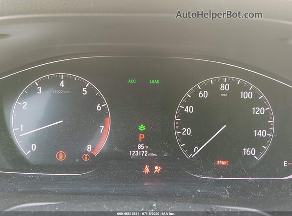 1HGCV1F62JA215165 2018 HONDA ACCORD White უკანა სავარძლების ხედი