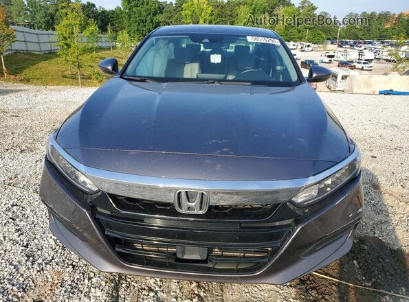1HGCV1F67JA155979 2018 HONDA ACCORD Gray Widok z przodu
