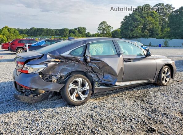 1HGCV1F67JA155979 2018 HONDA ACCORD Gray Tył prawy