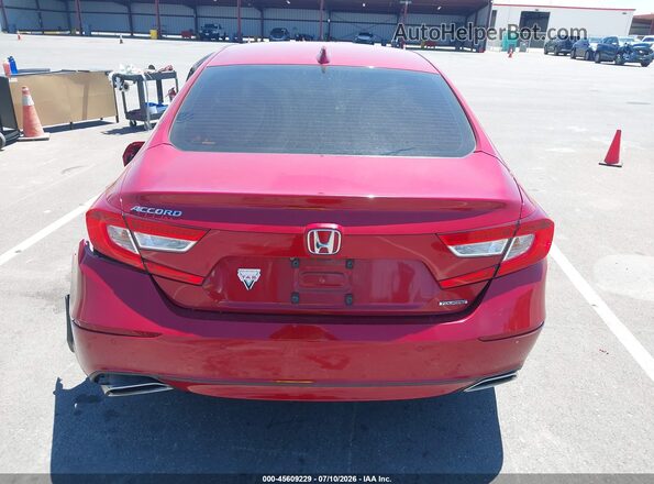 1HGCV1F90JA044118 2018 HONDA ACCORD Красный 