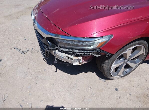 1HGCV1F90JA192379 2018 HONDA ACCORD Red Դիմացի տեսք