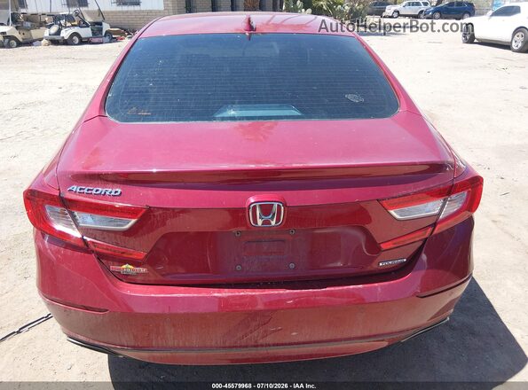 1HGCV1F90JA192379 2018 HONDA ACCORD Red 