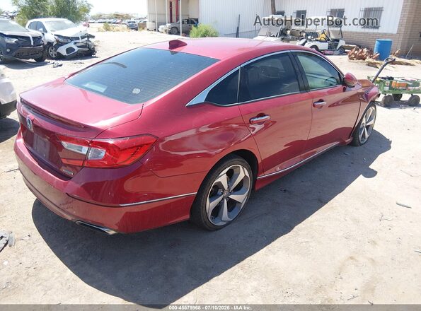 1HGCV1F90JA192379 2018 HONDA ACCORD Red Հետևի աջ