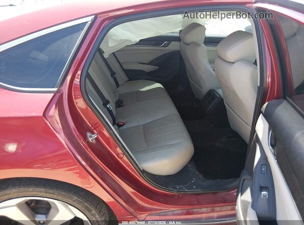 1HGCV1F90JA192379 2018 HONDA ACCORD Red VIN կոդի պիտակի տեսք