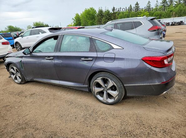 1HGCV1F90KA807224 2019 HONDA ACCORD Gray უკანა მარცხენა