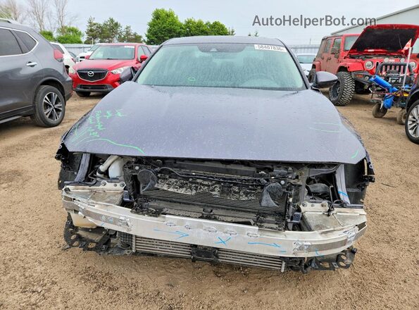 1HGCV1F90KA807224 2019 HONDA ACCORD Gray წინა ხედი