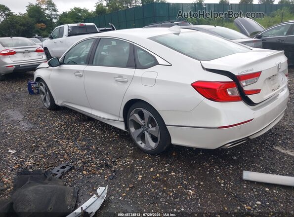 1HGCV1F91JA075393 2018 HONDA ACCORD White Tył lewy