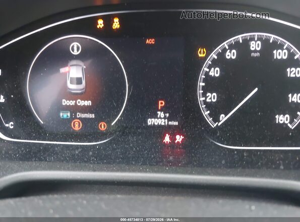 1HGCV1F91JA075393 2018 HONDA ACCORD White Widok tylnych siedzeń