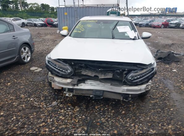 1HGCV1F91JA075393 2018 HONDA ACCORD White Widok zestawu wskaźników
