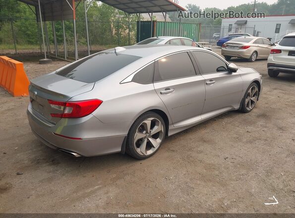 1HGCV1F91JA133194 2018 HONDA ACCORD Silver Задня права чверть