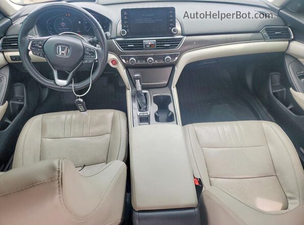 1HGCV1F91JA161061 2018 HONDA ACCORD White Vista del salpicadero
