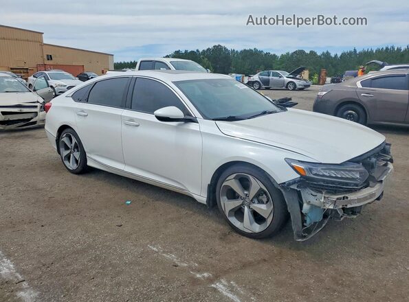1HGCV1F91JA161061 2018 HONDA ACCORD White Delantero derecho
