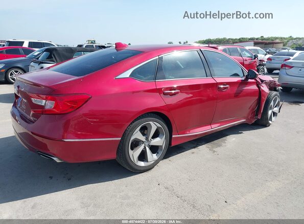 1HGCV1F91JA194366 2018 HONDA ACCORD Red Задня права чверть