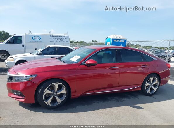 1HGCV1F91JA194366 2018 HONDA ACCORD Red Панорамний вид салону 360°