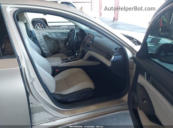 1HGCV1F92JA003053 2018 HONDA ACCORD Tan Սալոնի դիմացի տեսք