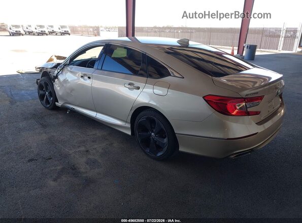 1HGCV1F92JA003053 2018 HONDA ACCORD Tan Հետևի ձախ