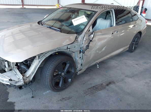 1HGCV1F92JA003053 2018 HONDA ACCORD Tan 