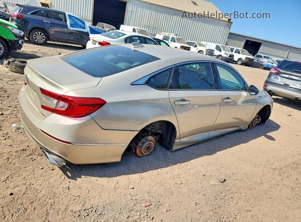 1HGCV1F93JA015664 2018 HONDA ACCORD Gray Հետևի աջ