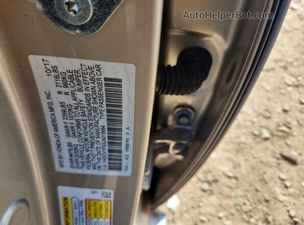 1HGCV1F93JA015664 2018 HONDA ACCORD Gray Շարժիչի բաժամունքի տեսք