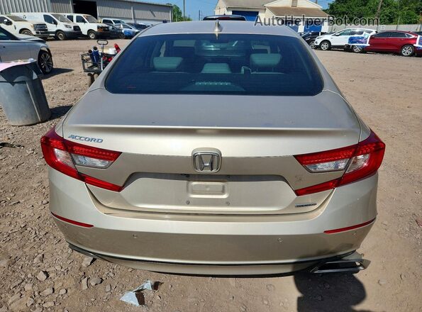1HGCV1F93JA015664 2018 HONDA ACCORD Gray Հետևի տեսք