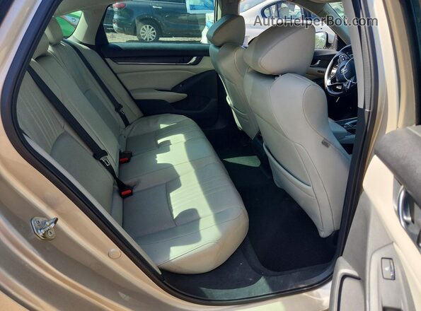1HGCV1F93JA015664 2018 HONDA ACCORD Gray Հետևի նստատեղերի տեսք