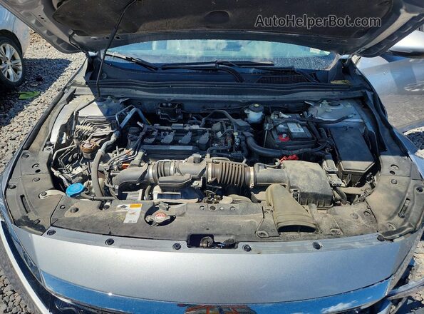 1HGCV1F95JA142092 2018 HONDA ACCORD Silver Սալոնի հետևի տեսք
