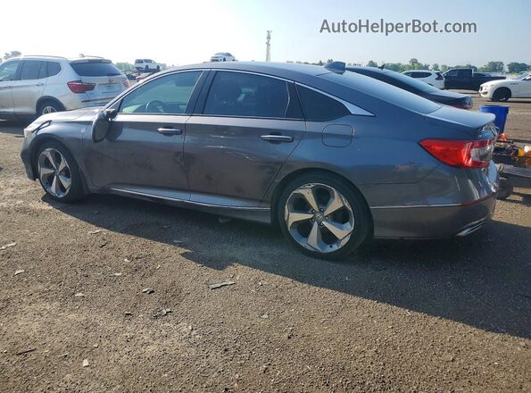 1HGCV1F95JA810585 2018 HONDA ACCORD Gray Հետևի ձախ