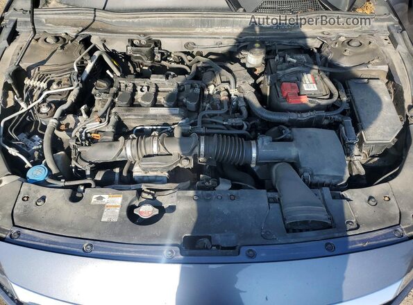 1HGCV1F95JA810585 2018 HONDA ACCORD Gray Սալոնի հետևի տեսք