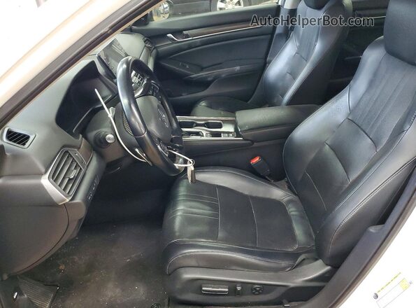 1HGCV1F96JA010054 2018 HONDA ACCORD White Front interior view