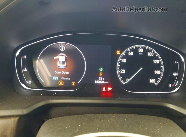 1HGCV1F96JA010054 2018 HONDA ACCORD White Instrument cluster view