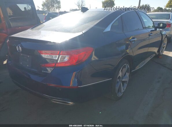 1HGCV1F96JA015285 2018 HONDA ACCORD Blue უკანა მარჯვენა
