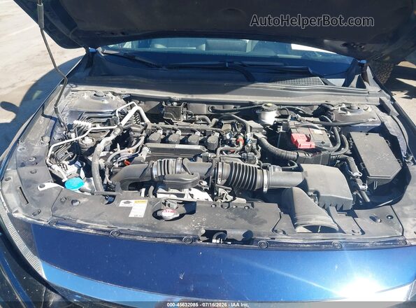 1HGCV1F96JA015285 2018 HONDA ACCORD Blue უკანა ხედი