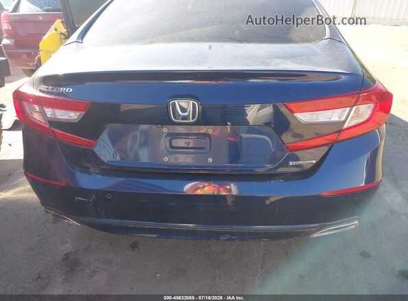 1HGCV1F96JA015285 2018 HONDA ACCORD Blue 