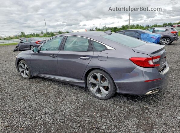 1HGCV1F96JA808151 2018 HONDA ACCORD Gray უკანა მარცხენა