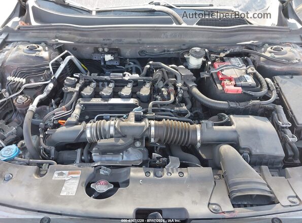 1HGCV1F97JA027784 2018 HONDA ACCORD Gray Widok z tyłu