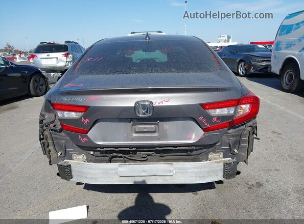 1HGCV1F97JA027784 2018 HONDA ACCORD Gray 