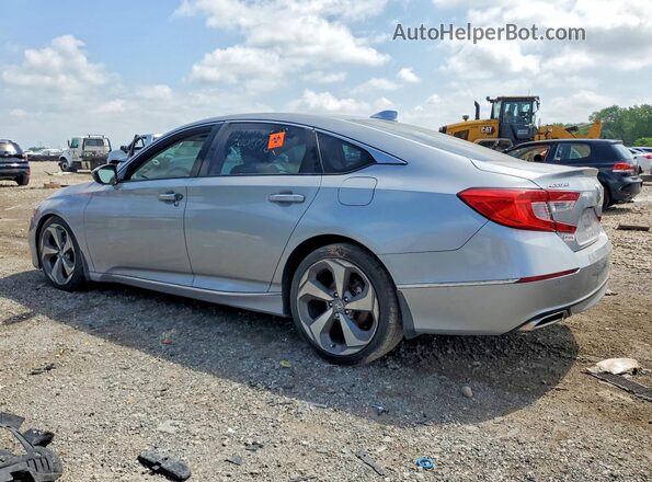 1HGCV1F97JA069436 2018 HONDA ACCORD Silver Задня ліва чверть