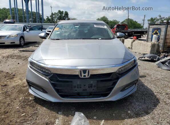 1HGCV1F97JA069436 2018 HONDA ACCORD Silver Вид спереду
